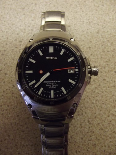 Seiko sportura men kinetic - men's,