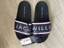 Jack Wills sliders Footwear Size 3-4 BNWT Flip Flops Pink