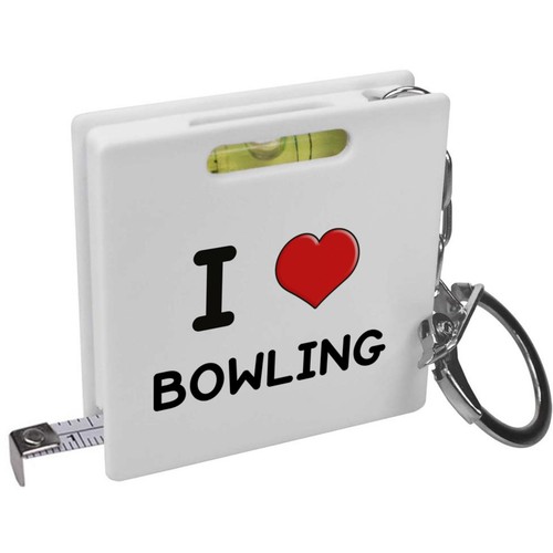 Love bowling keyring tape - love, bowling'