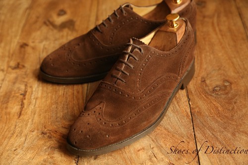 Loake shoemakers brown suede - shoemakers,