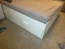 IKEA Brimnes Bed Frame with Storage - Super King