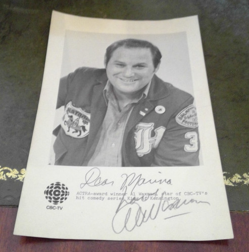 Waxman signed promo photo - al,