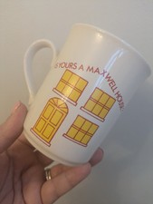  Is Yours a Maxwell House Coffee Mug Ceramic Tea Hot Drinks Cup 80s 90s Vintage 