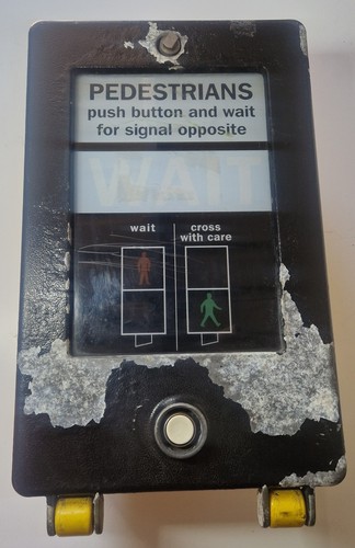 Pedestrian crossing wait - pedestrian,