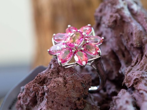 Pure pink topaz sterling - pink,