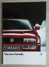 Volkswagen Corrado Brochure 1989 - 16V & G60 Supercharger