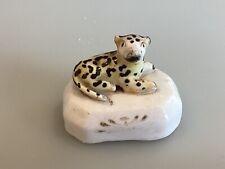 tiny staffordshire leopard cub, circa 1830