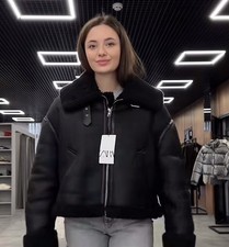 ZARA DOUBLE-FACED BIKER JACKET