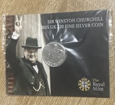 2015 UK £20 Fine Silver Coin