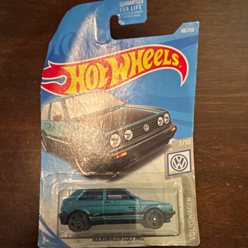 Hot wheels volkswagen golf - wheels, mk2