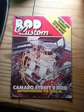 Hot Rod & Custom UK magazine  April 79, Camaro , Ford V6