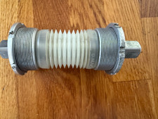 Vintage OMAS Big Sliding Titanium axle Bottom Bracket . Italian Thread