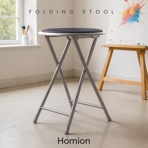 Folding stool padded cushioned - folding,