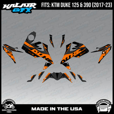Graphics kit for KTM Duke 125