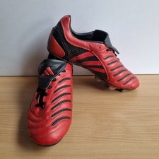 Damaged Adidas Predator Pulse Pulsado TRX SG Red 2004 044771 Men's UK 7