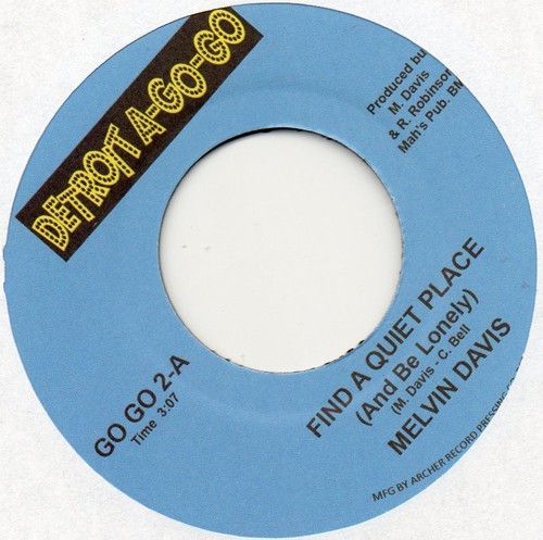 Melvin davis find quiet - davis,