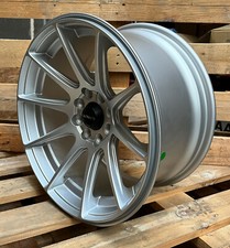 ULTRALITE UL11 16" x 8 ET25 4x100 4x108 FLAT SILVER ALLOY WHEELS SET OF 4 Y3803