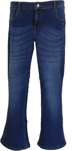 Mens distressed denim bell - denim,