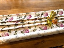 Roman blind 135cm W x 120cm L in Laura Ashley Hydrangea Pink fabric