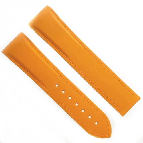 Omega orange rubber - orange, strap