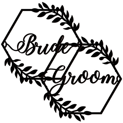 Bride and groom - and,
