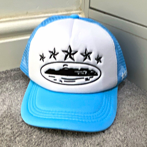 Blue white mesh - white, corteiz