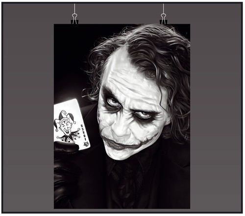 Joker heath ledger - joker, knight
