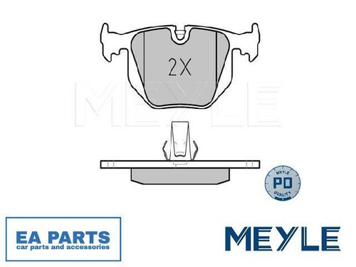 Brake pad set disc - pad, for
