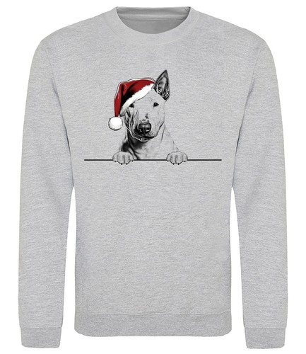 Pitbull terrier christmas dog - terrier,