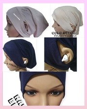 Underscarf Muslim Women Hijab Inner Ninja Cap Hat Bonnet Bone Turban Head Scarf