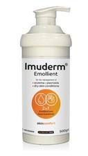 Imuderm 2 In 1 Emollient 500 G  BN, For Psoriasis, Eczema, Dermatitis Etc,