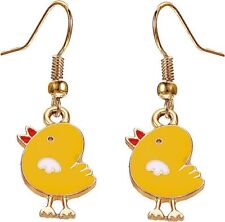 Charm Buddy Cute Easter Chick Easter Novelty Dangly Earrings with Gift Bag