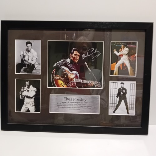Elvis signed photo - elvis,