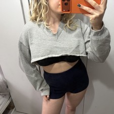 Missguided Grey High Cropped