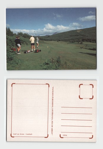 Postcard golf on arran - postcard,