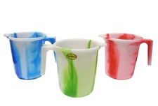 2 X Plastic 2 Ltr Mug with