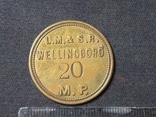 LM&SR Wellingborough Employee Pay Check No 20 Motive Power.1923- 48.