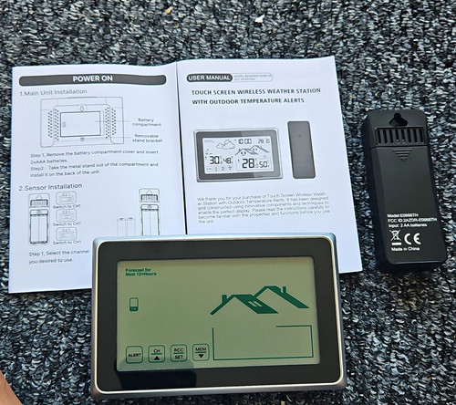 Wireless touchscreen weather - wireless,