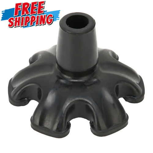 Cane tip with - cane, rubber
