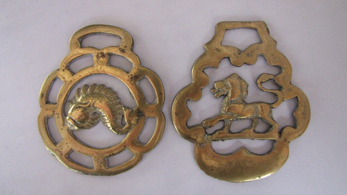 Vintage horse brasses - 2,