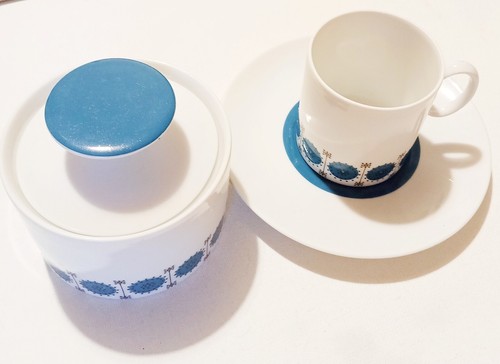 Vintage tea set turquoise - tea,