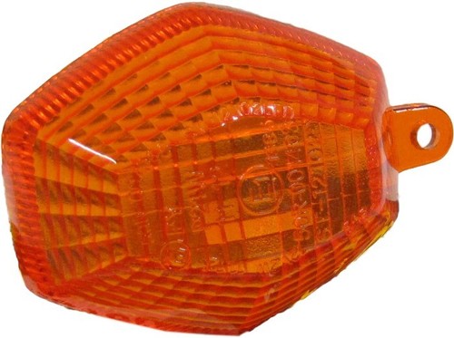 Indicator lens front amber - lens,