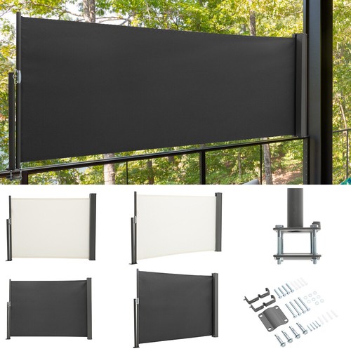Retractable side awning - side,