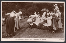 Postcard Preston Lancashire the Guild Pageant 1922 Adoration of Shepherds RP
