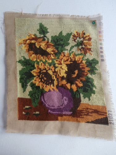 Completed tapestry picture