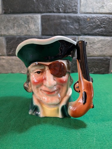Pirate toby jug marked foreign - pirate,