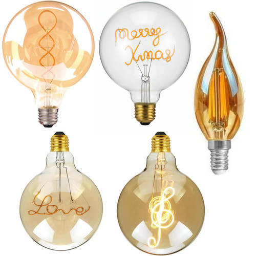 Vintage spiral filament led - filament,