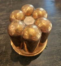 Antique jelly copper mold by