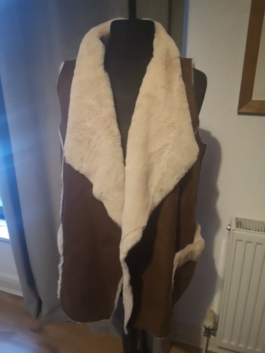 Fur bonded gilet faux - bonded,