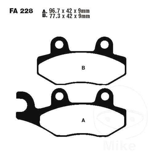 Ebc brake pads sintered - ebc,